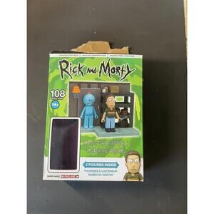 Rick And Morty McFarlane Smith Garage Rack Construction Set. Missing Figuers